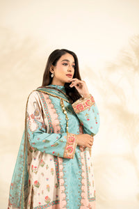 Faiza Faisal | Elara Luxury Pret | AQUA BLOOM - Designer Dress - Type : Ladies Clothes - Available at Libayah - 100% Original