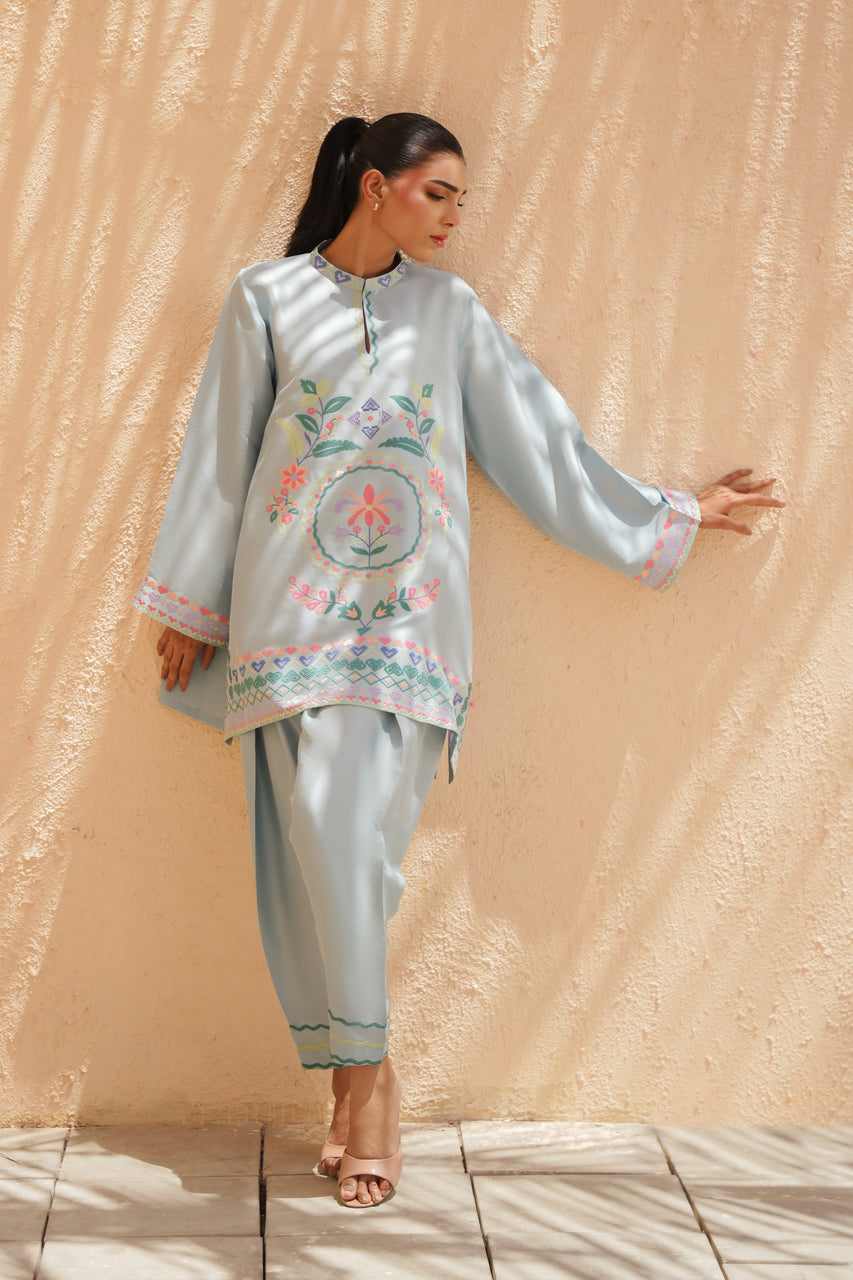 Sania Maskatiya | Eid ul Adha Edit | Kami (B) - by Libayah - Registered Vendor of : Sania Maskatiya - 100% Original Designer Dress