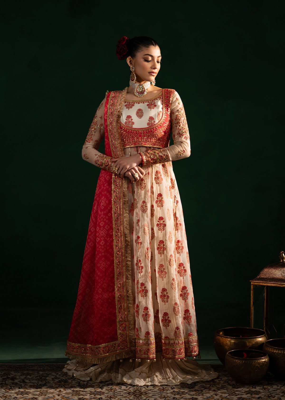 Maria Osama Khan | Jashan Pret | Noor-e-Jashan by Maria Osama Khan - Designer Dress - Type: Ladies Clothes - Available at Libayah - 100% Original