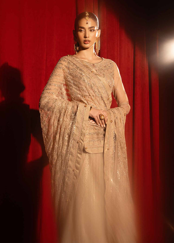 Paras by Pasha | Noor -e- Jahan Saree Collection | Zar-e-Sahar by Paras by Pasha - Designer Dress - Type: Ladies Clothes - Available at Libayah - 100% Original