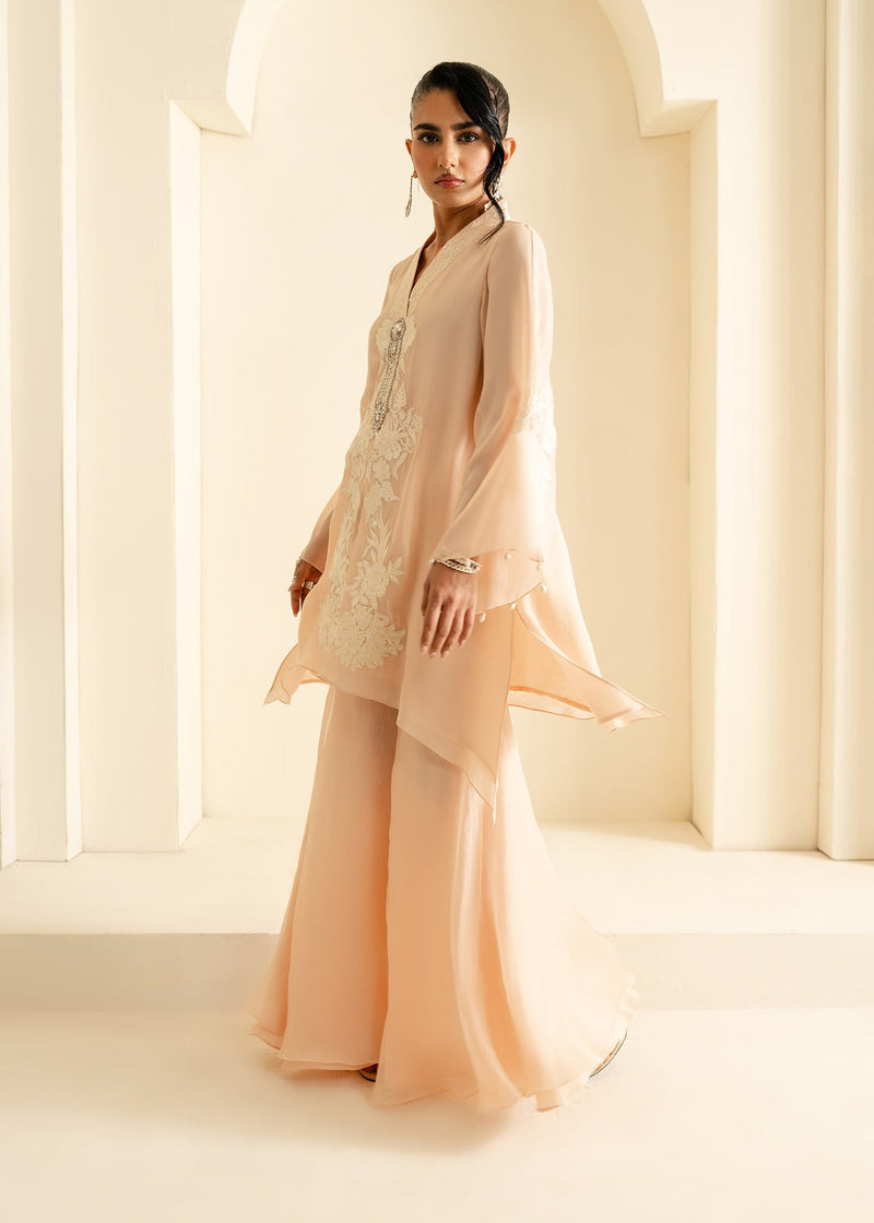 Mahgul | Nooreh Luxe | Blush Bloom by Mahgul - Designer Dress - Type: Ladies Clothes - Available at Libayah - 100% Original