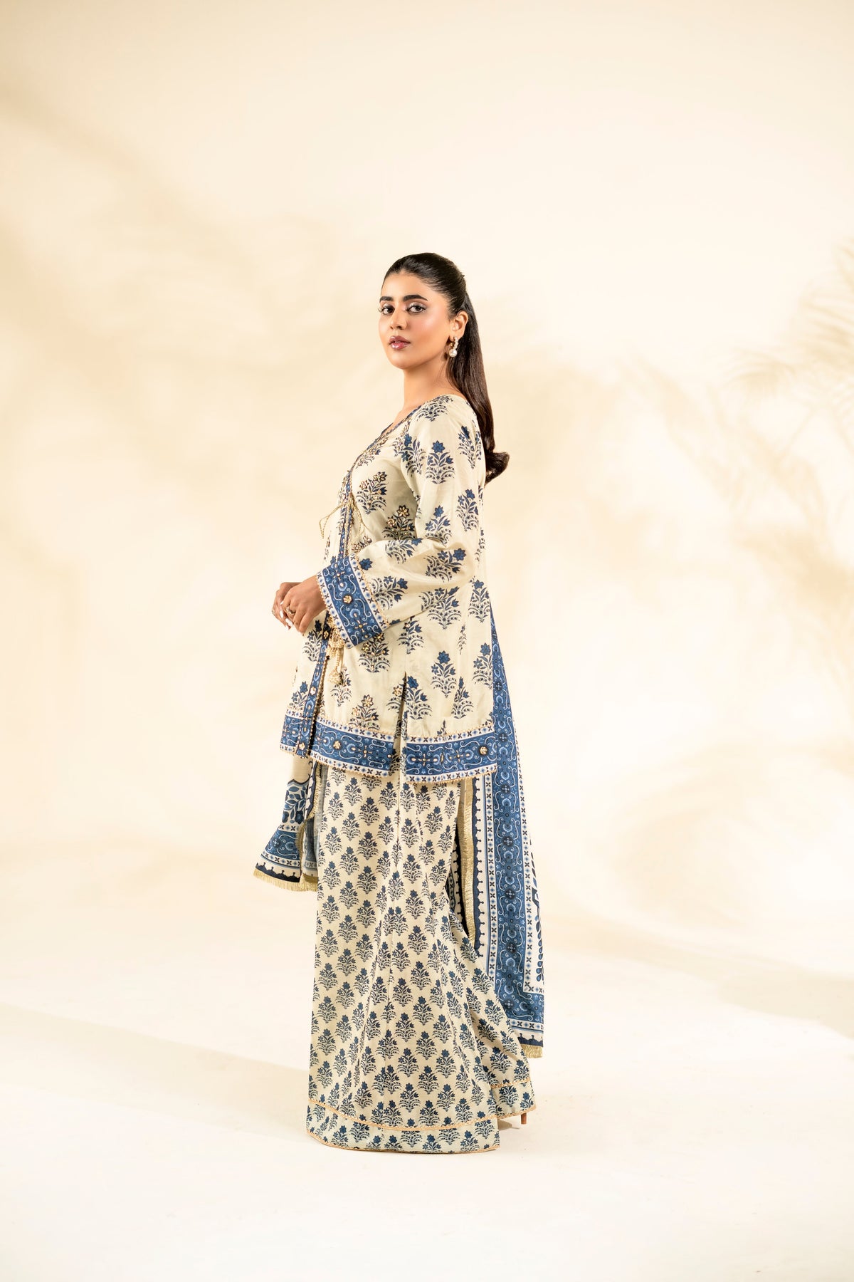 Faiza Faisal | Elara Luxury Pret | IVORY ZEEN - Designer Dress - Type : Ladies Clothes - Available at Libayah - 100% Original