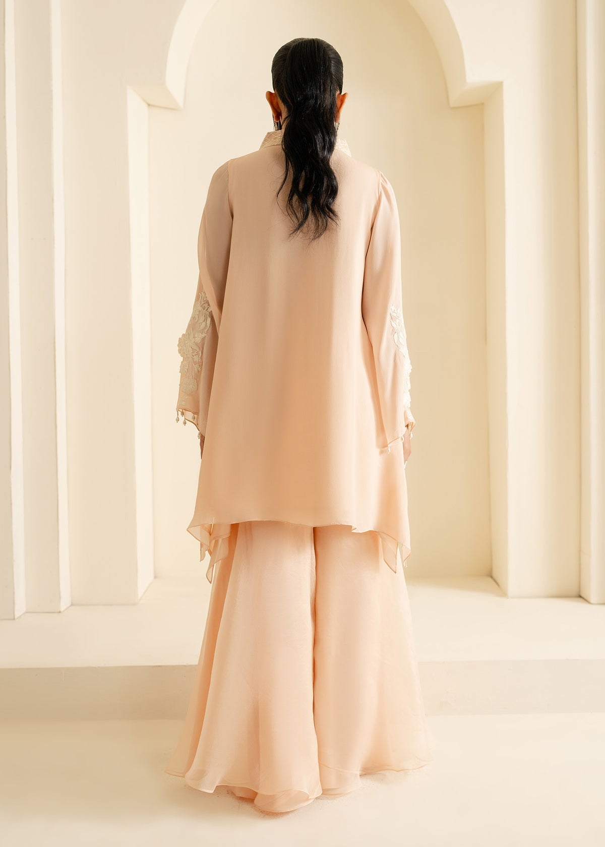 Mahgul | Nooreh Luxe | Blush Bloom by Mahgul - Designer Dress - Type: Ladies Clothes - Available at Libayah - 100% Original