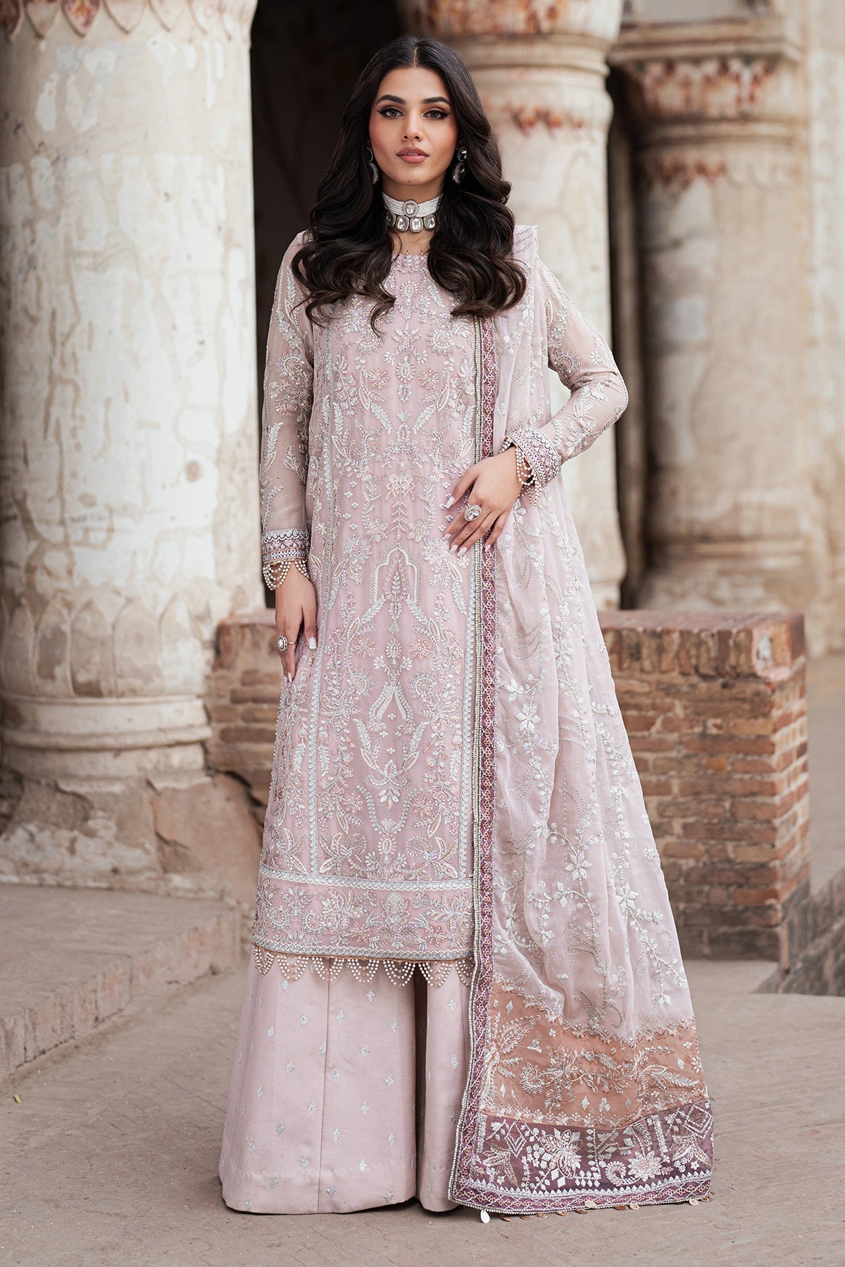 Zarif | Shehnai Luxury Wedding Edit | MANARA by Zarif - Designer Dress - Type: Ladies Clothes - Available at Libayah - 100% Original