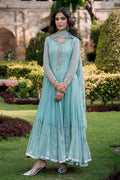 Charizma | Festive Pret | 3-PC Embroidered Chiffon CMA-6-415 by Charizma - Designer Dress  - Type : Ladies Clothes - Available at Libayah - 100% Original 