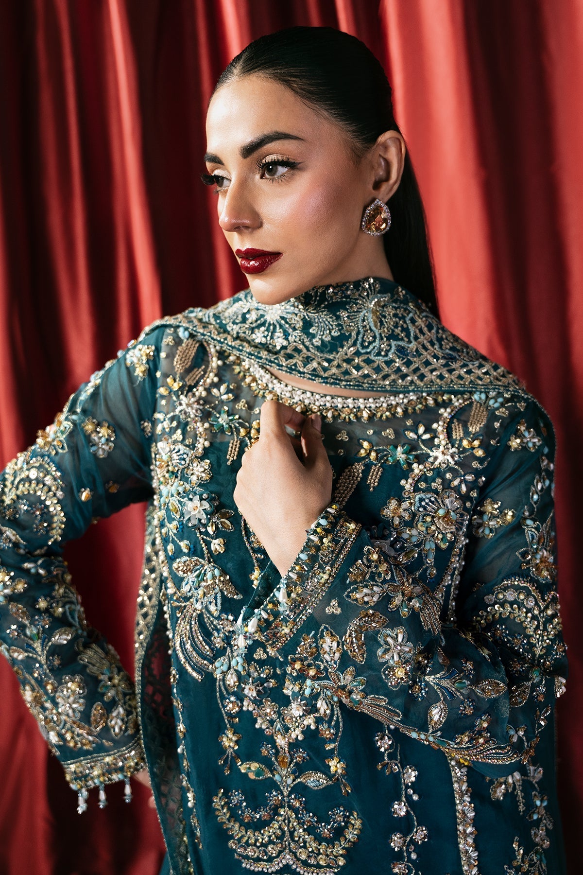 Mina Kashif | Kahani Formals | Arshia by Mina Kashif - Designer Dress - Type: Ladies Clothes - Available at Libayah - 100% Original