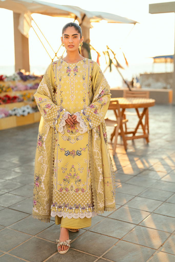 Florent | Luxury Lawn Eid Edits | FL-4B by Florent - Designer Dress - Type: Ladies Clothes - Available at Libayah - 100% Original