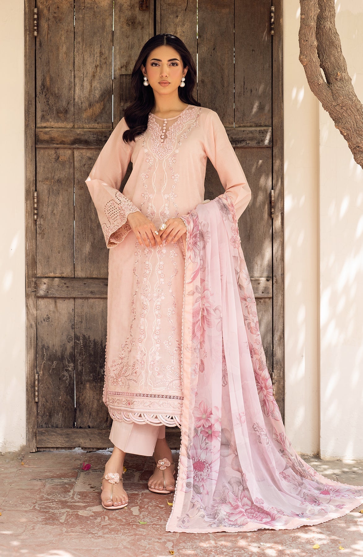 Zarif | Nura Textured Lawn 25 | VIYANA by Zarif - Designer Dress - Type: Ladies Clothes - Available at Libayah - 100% Original