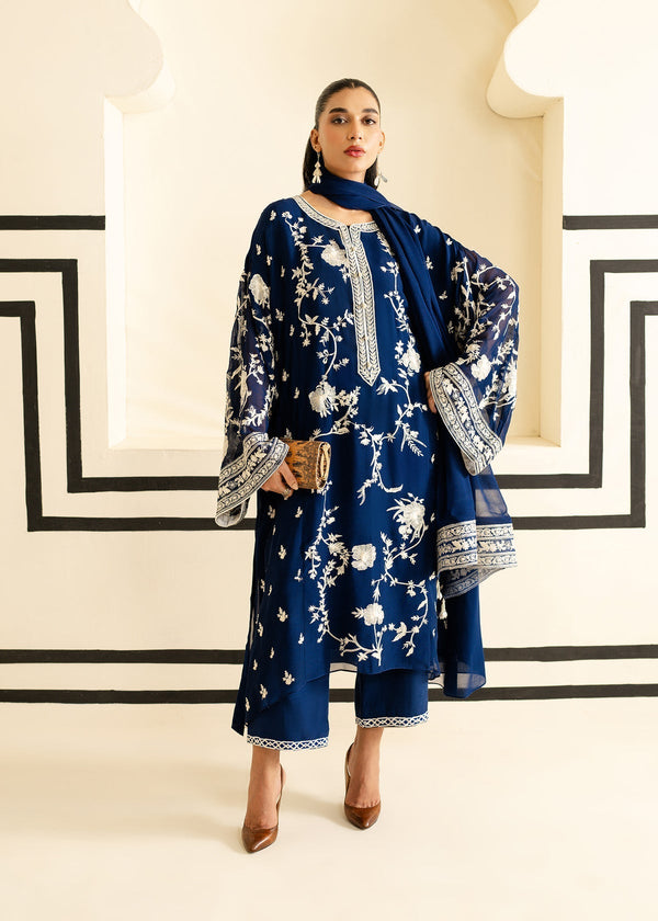 Mahgul | Nooreh Luxe | Nocturne Bloom by Mahgul - Designer Dress - Type: Ladies Clothes - Available at Libayah - 100% Original