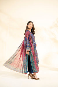 Faiza Faisal | Elara Luxury Pret | ROUGE NAVY - Designer Dress - Type : Ladies Clothes - Available at Libayah - 100% Original