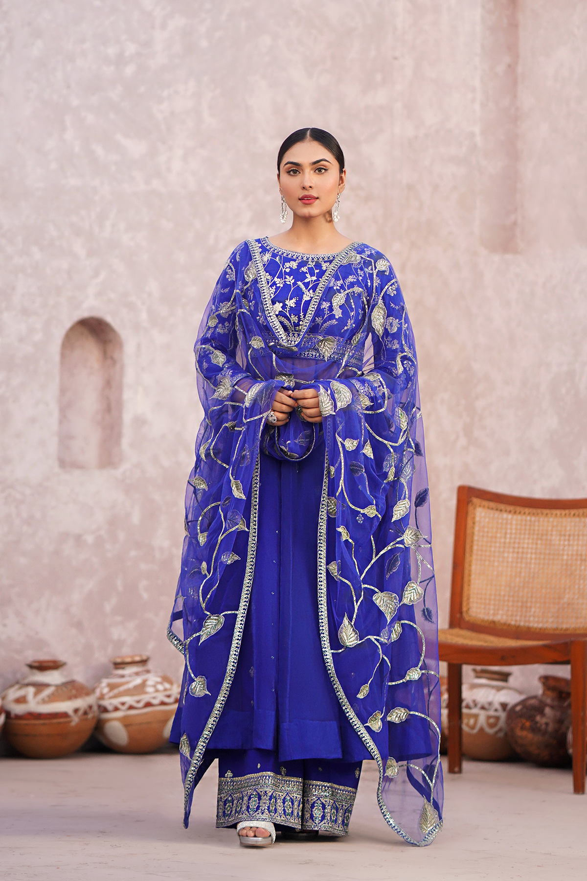 Erum Khan | Sakhiyan Formals | NARGIS by Erum Khan - Designer Dress - Type: Formal - Available at Libayah - 100% Original