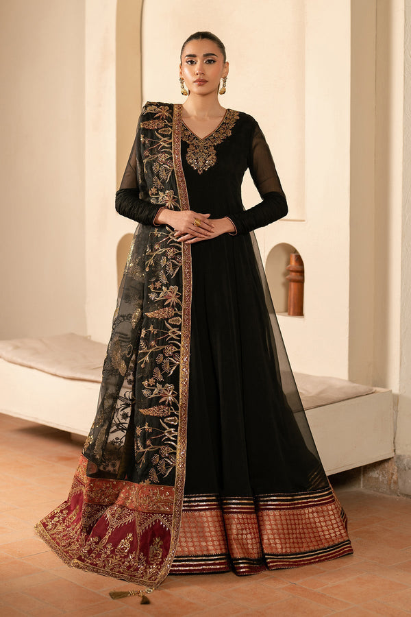 Alizeh | Ready to wear | Black Dress 3 piece - RTW1025 by Alizeh - Designer Dress  - Type : Ladies Clothes - Available at Libayah - 100% Original 