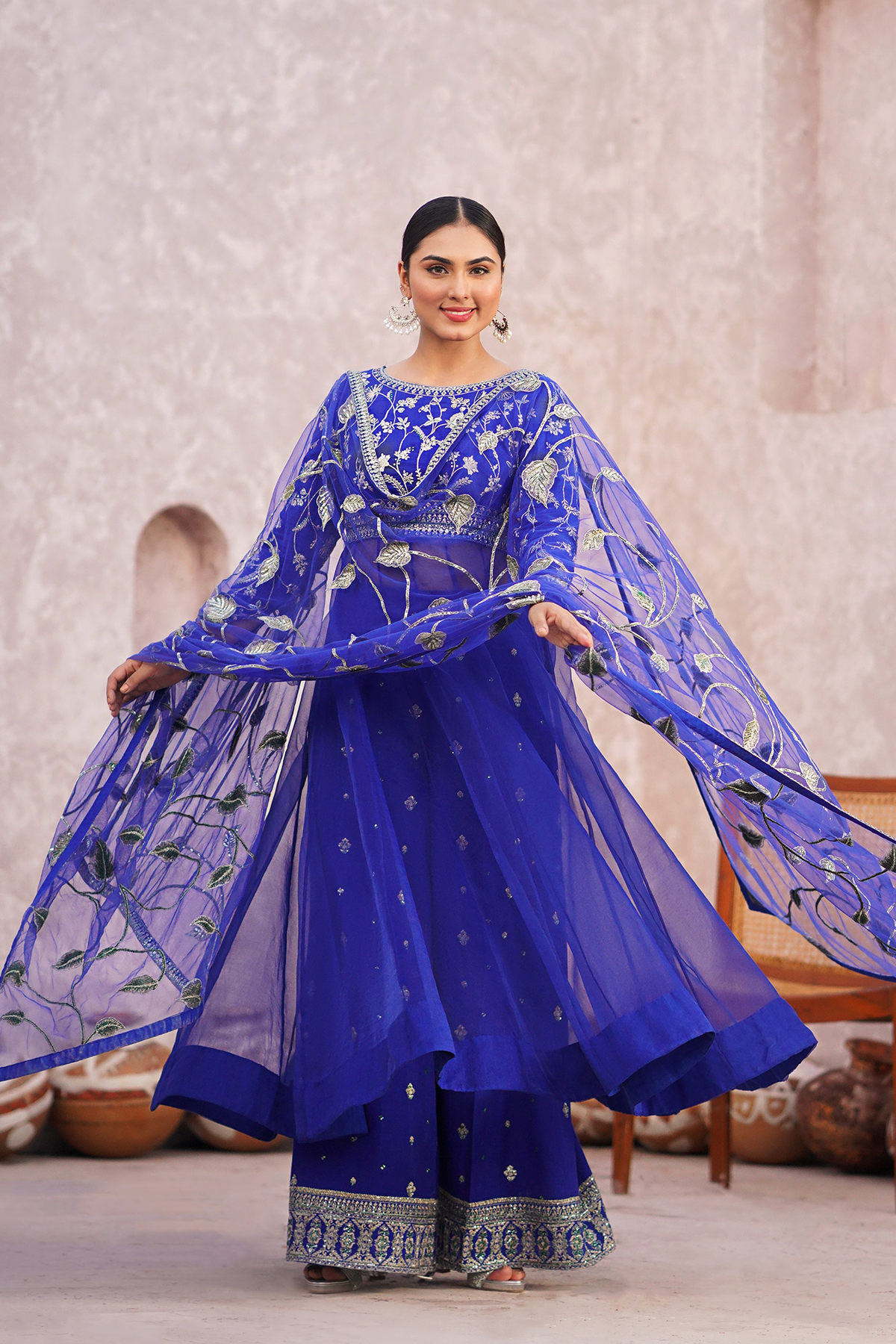Erum Khan | Sakhiyan Formals | NARGIS by Erum Khan - Designer Dress - Type: Formal - Available at Libayah - 100% Original