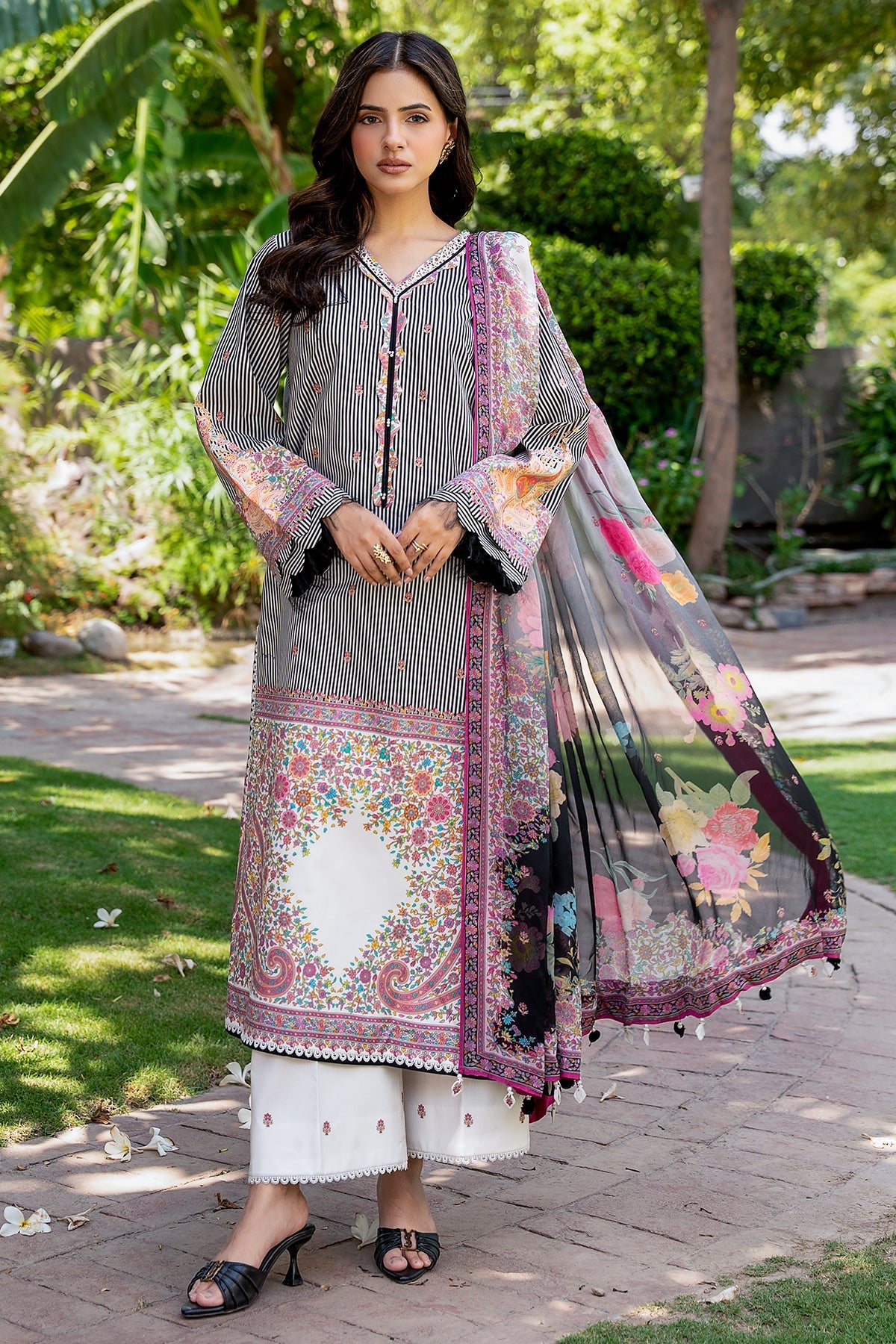 Charizma | C Print Lawn | CP6-22 by Charizma - Designer Dress  - Type : Ladies Clothes - Available at Libayah - 100% Original 