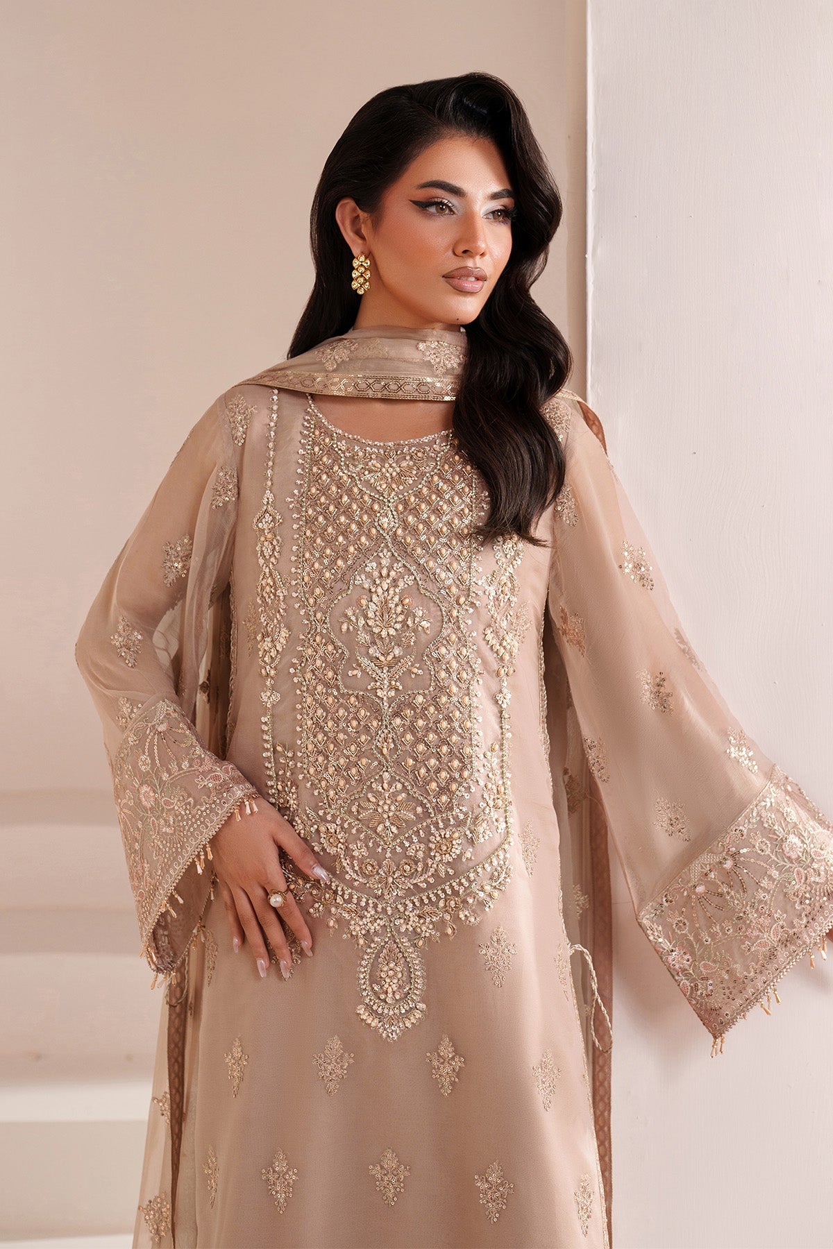 Alizeh | Aymal Handcrafted Luxury Formals | AF-BHM-4064-Cove - Designer Dress - Type : Ladies Clothes - Available at Libayah - 100% Original