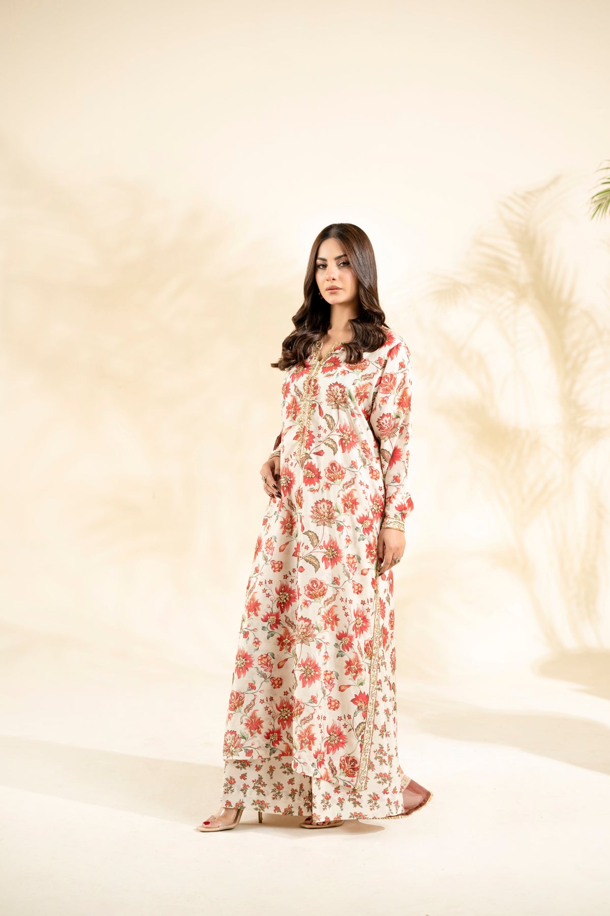 Faiza Faisal | Elara Luxury Pret | RIVAYA RUST - Designer Dress - Type : Ladies Clothes - Available at Libayah - 100% Original