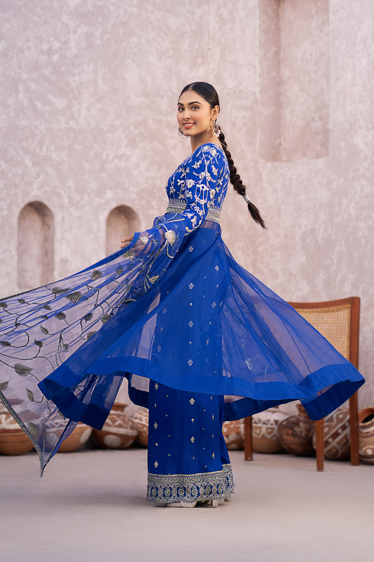 Erum Khan | Sakhiyan Formals | NARGIS by Erum Khan - Designer Dress - Type: Formal - Available at Libayah - 100% Original