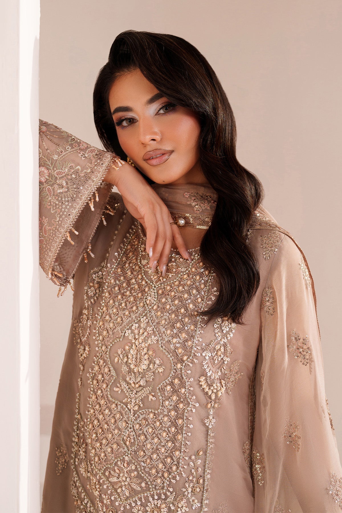 Alizeh | Aymal Handcrafted Luxury Formals | AF-BHM-4064-Cove - Designer Dress - Type : Ladies Clothes - Available at Libayah - 100% Original