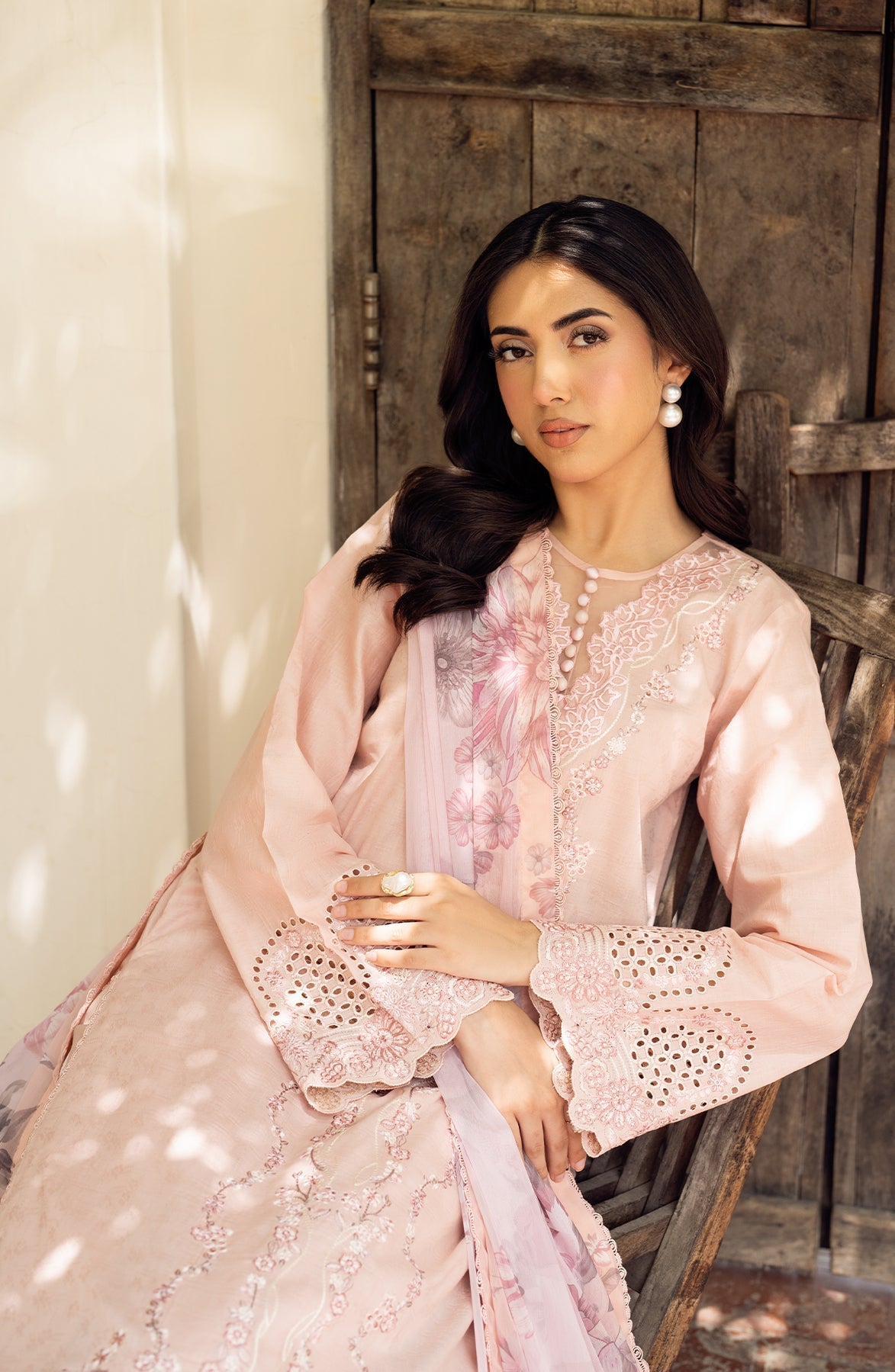 Zarif | Nura Textured Lawn 25 | VIYANA by Zarif - Designer Dress - Type: Ladies Clothes - Available at Libayah - 100% Original