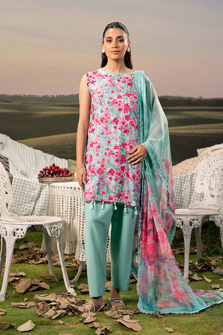 Maria B | Basics Winter 25 | MB-PFUS25-10A by Maria B - Designer Dress  - Type : Ladies Clothes - Available at Libayah - 100% Original 
