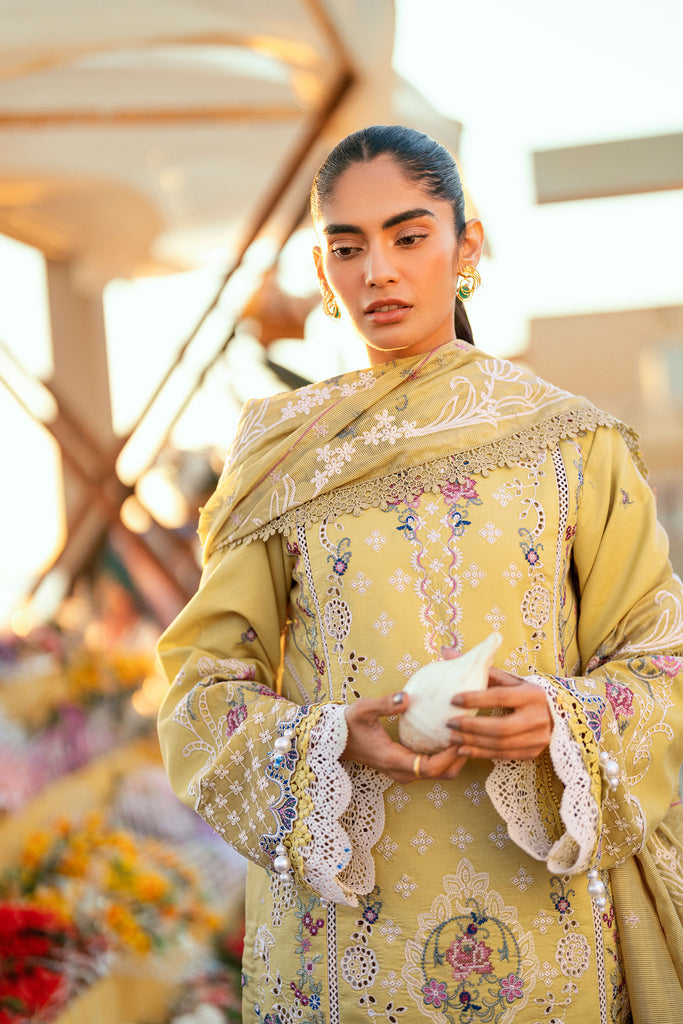Florent | Luxury Lawn Eid Edits | FL-4B by Florent - Designer Dress - Type: Ladies Clothes - Available at Libayah - 100% Original