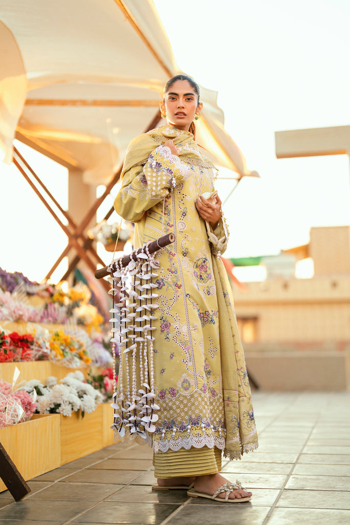 Florent | Luxury Lawn Eid Edits | FL-4B by Florent - Designer Dress - Type: Ladies Clothes - Available at Libayah - 100% Original
