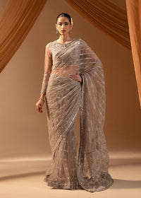 Paras by Pasha | Noor -e- Jahan Saree Collection | Abr-e-Shaam by Paras by Pasha - Designer Dress - Type: Ladies Clothes - Available at Libayah - 100% Original