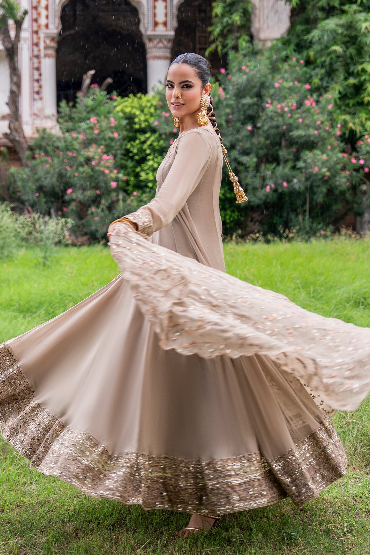 Charizma | Festive Pret | 3-PC Embroidered Chiffon CMA-6-449 by Charizma - Designer Dress  - Type : Ladies Clothes - Available at Libayah - 100% Original 
