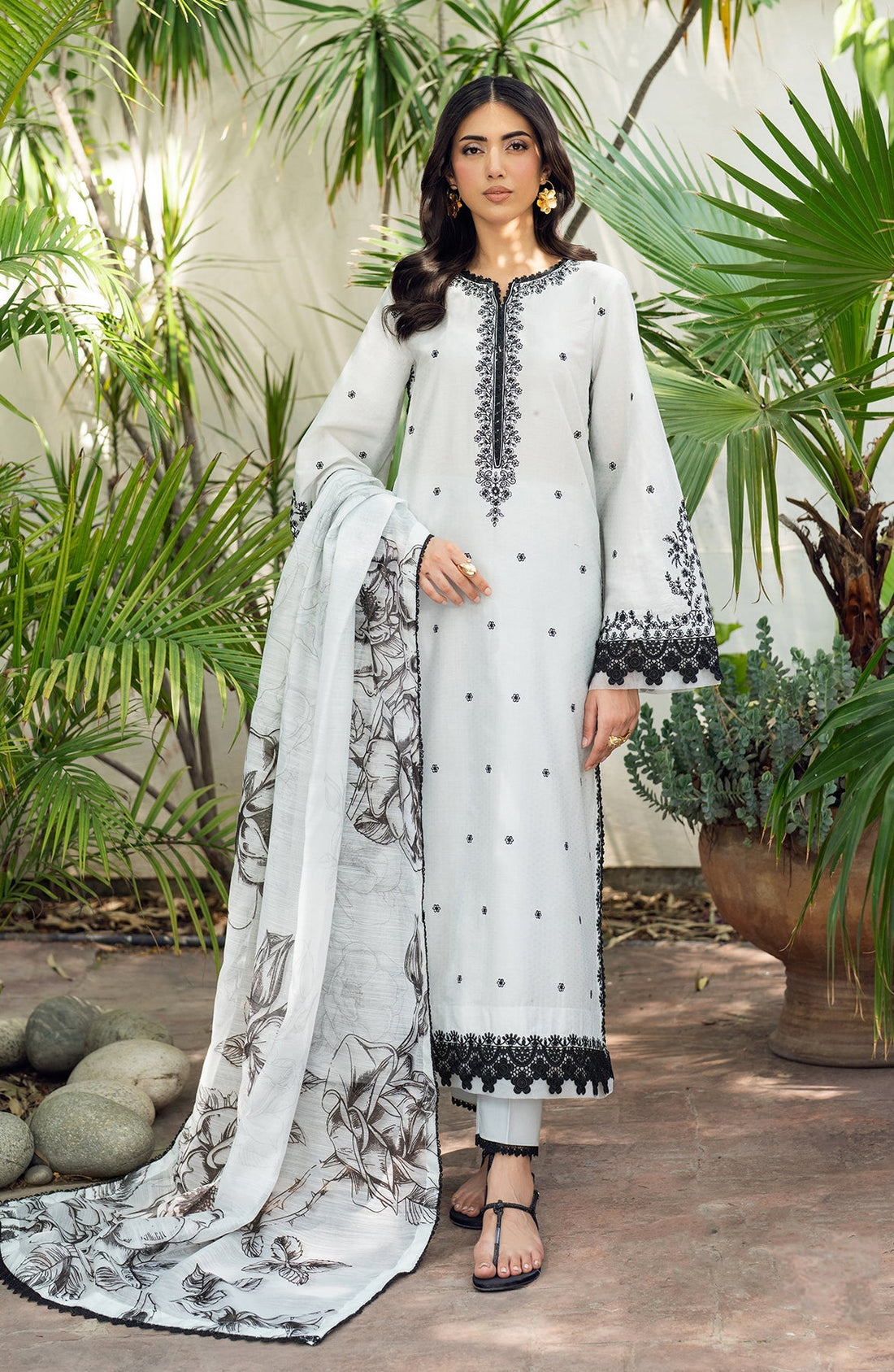 Zarif | Nura Textured Lawn 25 | REEHA by Zarif - Designer Dress - Type: Ladies Clothes - Available at Libayah - 100% Original