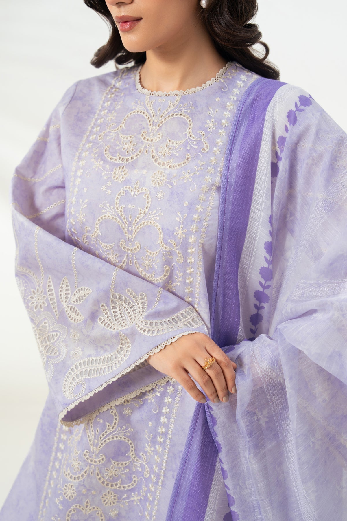 Afrozeh | Basic Pret 26 RTW | NACRE by Afrozeh - Designer Dress  - Type : Ladies Clothes - Available at Libayah - 100% Original 