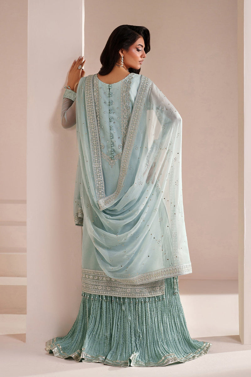 Alizeh | Aymal Handcrafted Luxury Formals | AF-BHM-4063-Azure - Designer Dress - Type : Ladies Clothes - Available at Libayah - 100% Original