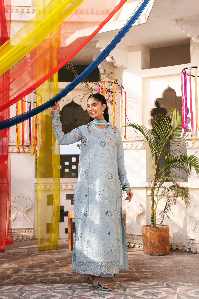 Florent | Basant Chikankari |FBC - 4B - by Libayah - Registered Vendor of : Florent - 100% Original Designer Dress