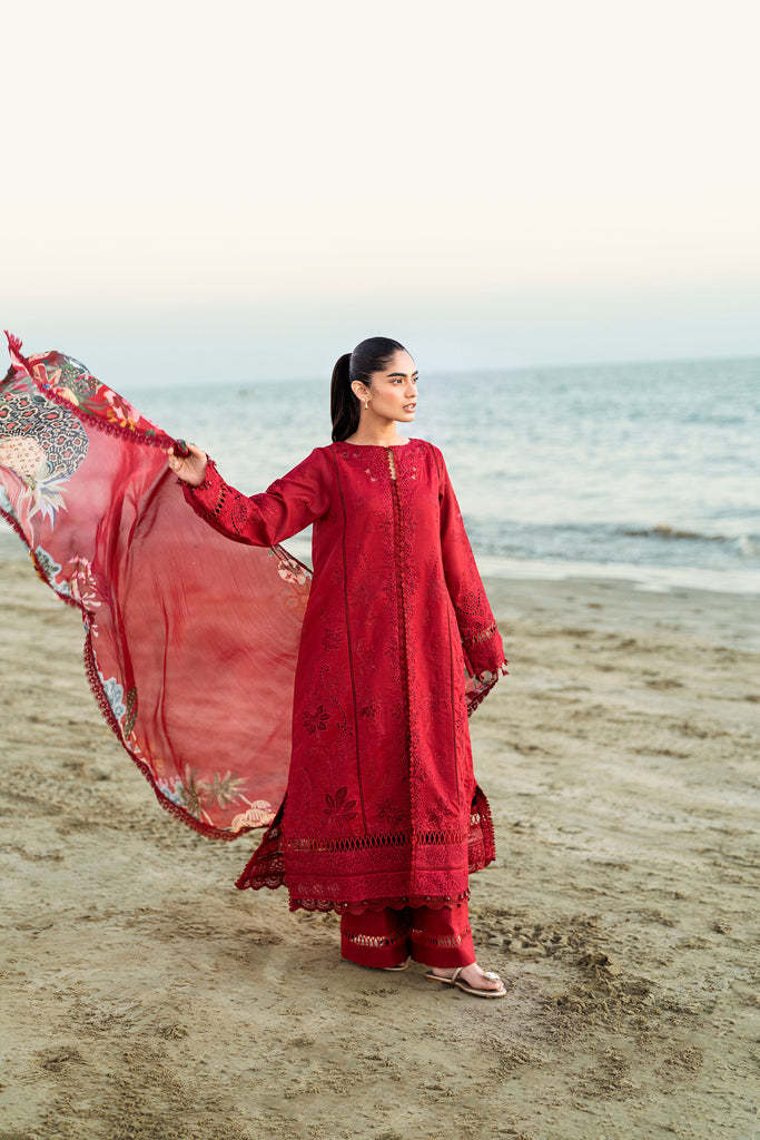 Florent | Luxury Lawn Eid Edits | FL-3A by Florent - Designer Dress - Type: Ladies Clothes - Available at Libayah - 100% Original
