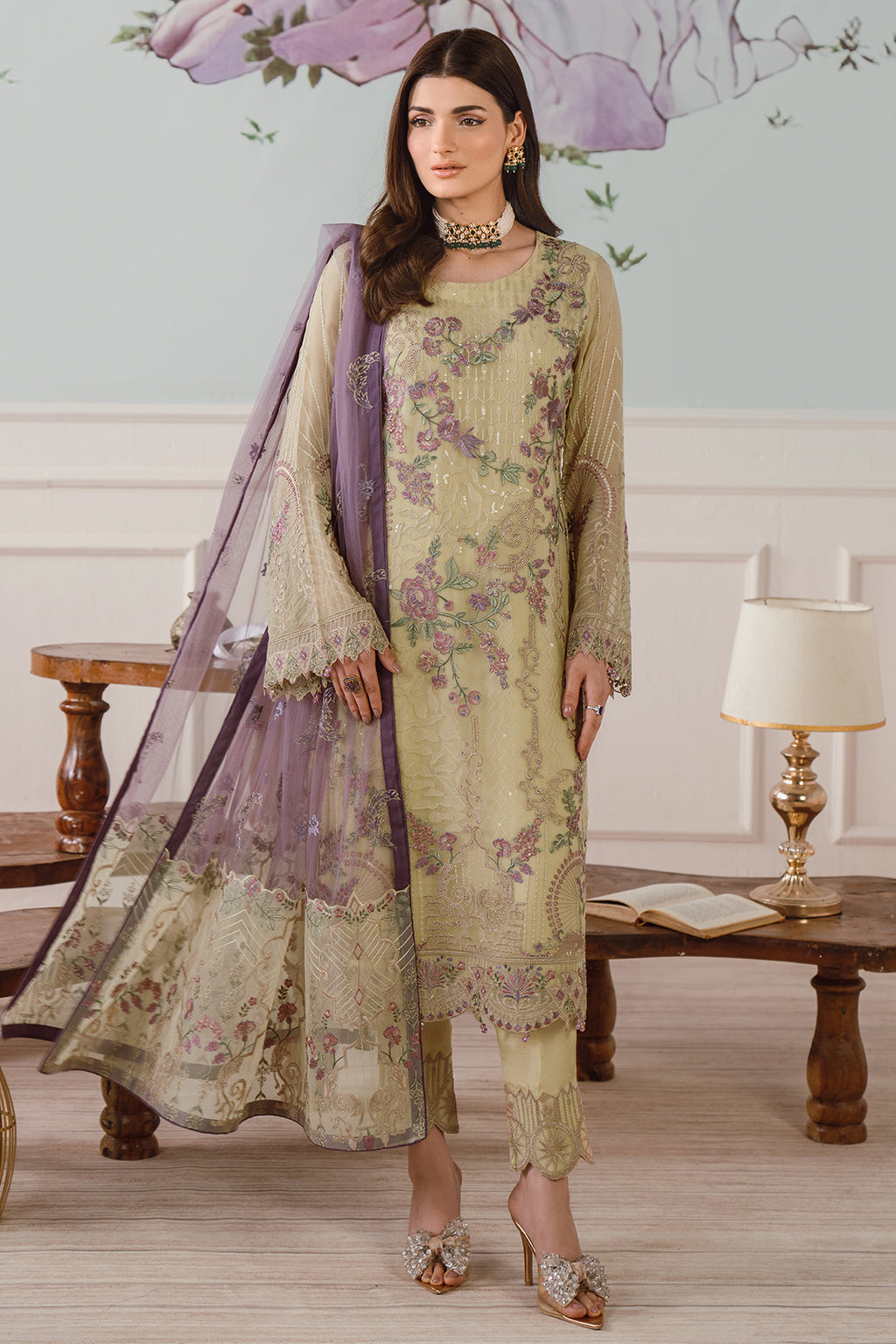 Ramsha | Ramsha Collection | F-2512 by Ramsha - Designer Dress  - Type : Ladies Clothes - Available at Libayah - 100% Original 