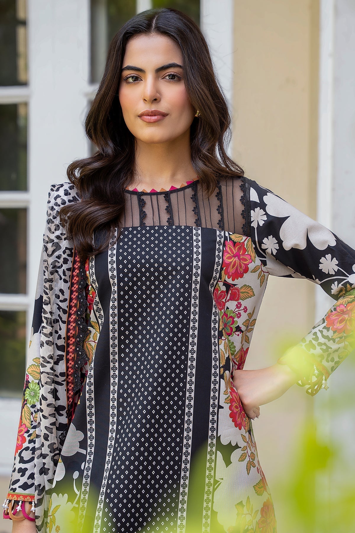 Charizma | C Print Lawn | CP6-21 by Charizma - Designer Dress  - Type : Ladies Clothes - Available at Libayah - 100% Original 