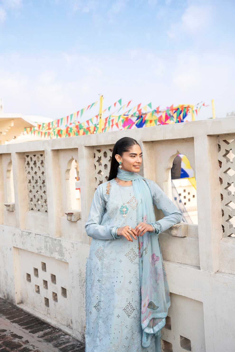Florent | Basant Chikankari |FBC - 4B - by Libayah - Registered Vendor of : Florent - 100% Original Designer Dress