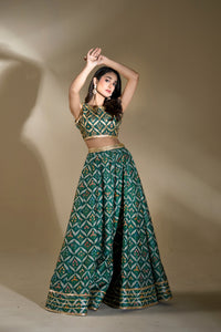 Faiza Faisal | Elara Luxury Pret | DREAMY GREEN - Designer Dress - Type : Ladies Clothes - Available at Libayah - 100% Original