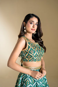 Faiza Faisal | Elara Luxury Pret | DREAMY GREEN - Designer Dress - Type : Ladies Clothes - Available at Libayah - 100% Original