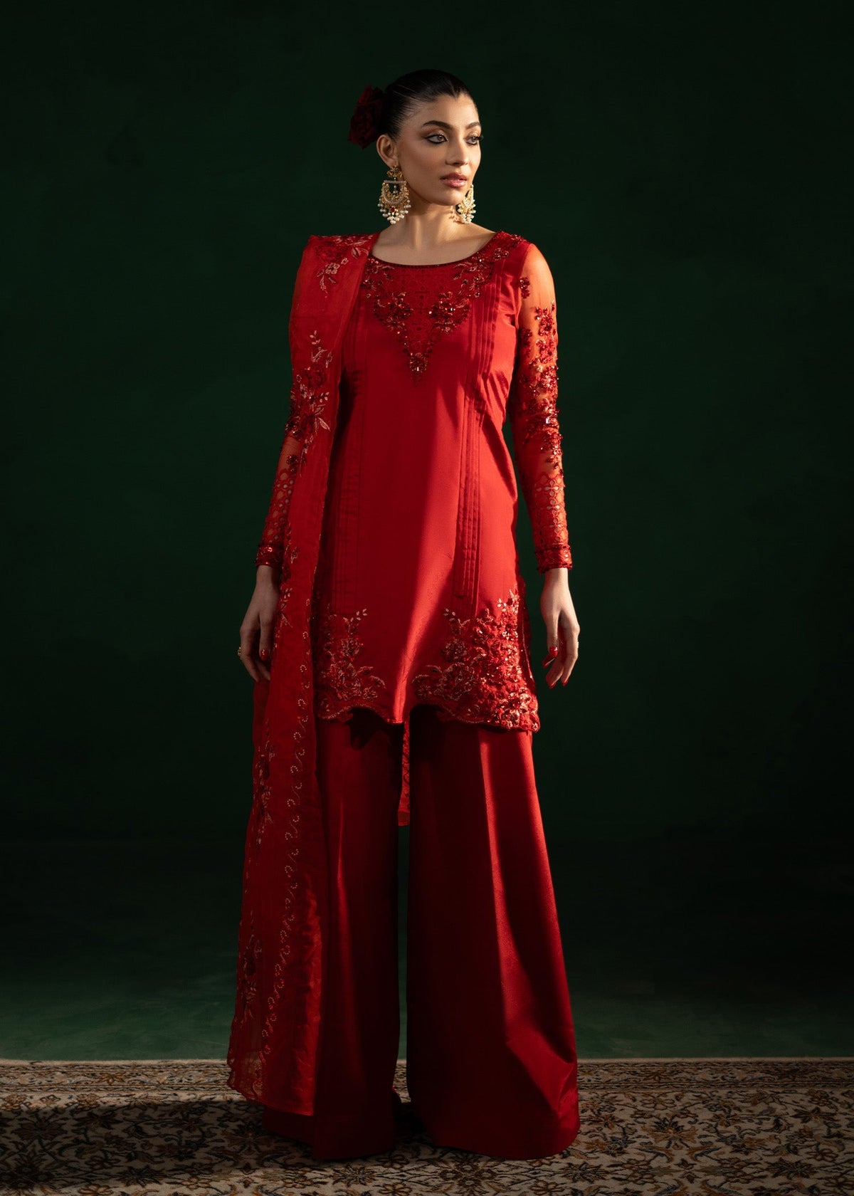 Maria Osama Khan | Jashan Pret | Rang-e-Jashan by Maria Osama Khan - Designer Dress - Type: Ladies Clothes - Available at Libayah - 100% Original