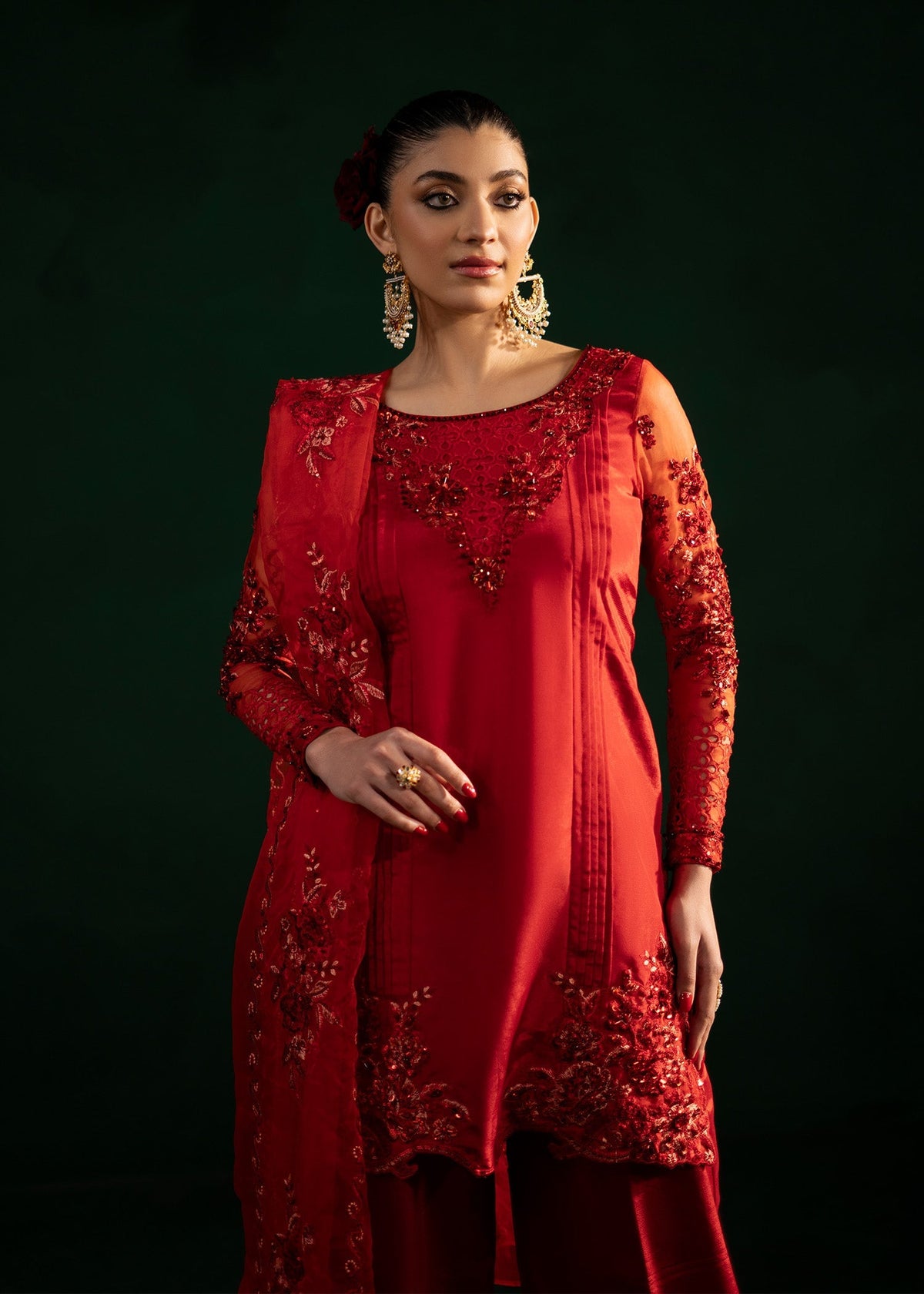 Maria Osama Khan | Jashan Pret | Rang-e-Jashan by Maria Osama Khan - Designer Dress - Type: Ladies Clothes - Available at Libayah - 100% Original