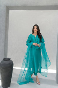 Flairs Studio | Luxury Pret | Aquamarine by Flairs Studio - Designer Dress - Type: Luxury - Available at Libayah - 100% Original