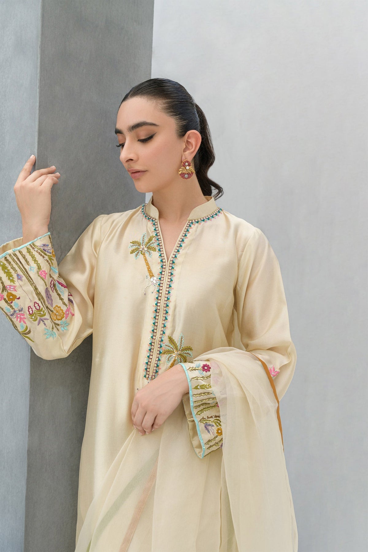 Flairs Studio | Luxury Pret | Pearl by Flairs Studio - Designer Dress - Type: Luxury - Available at Libayah - 100% Original