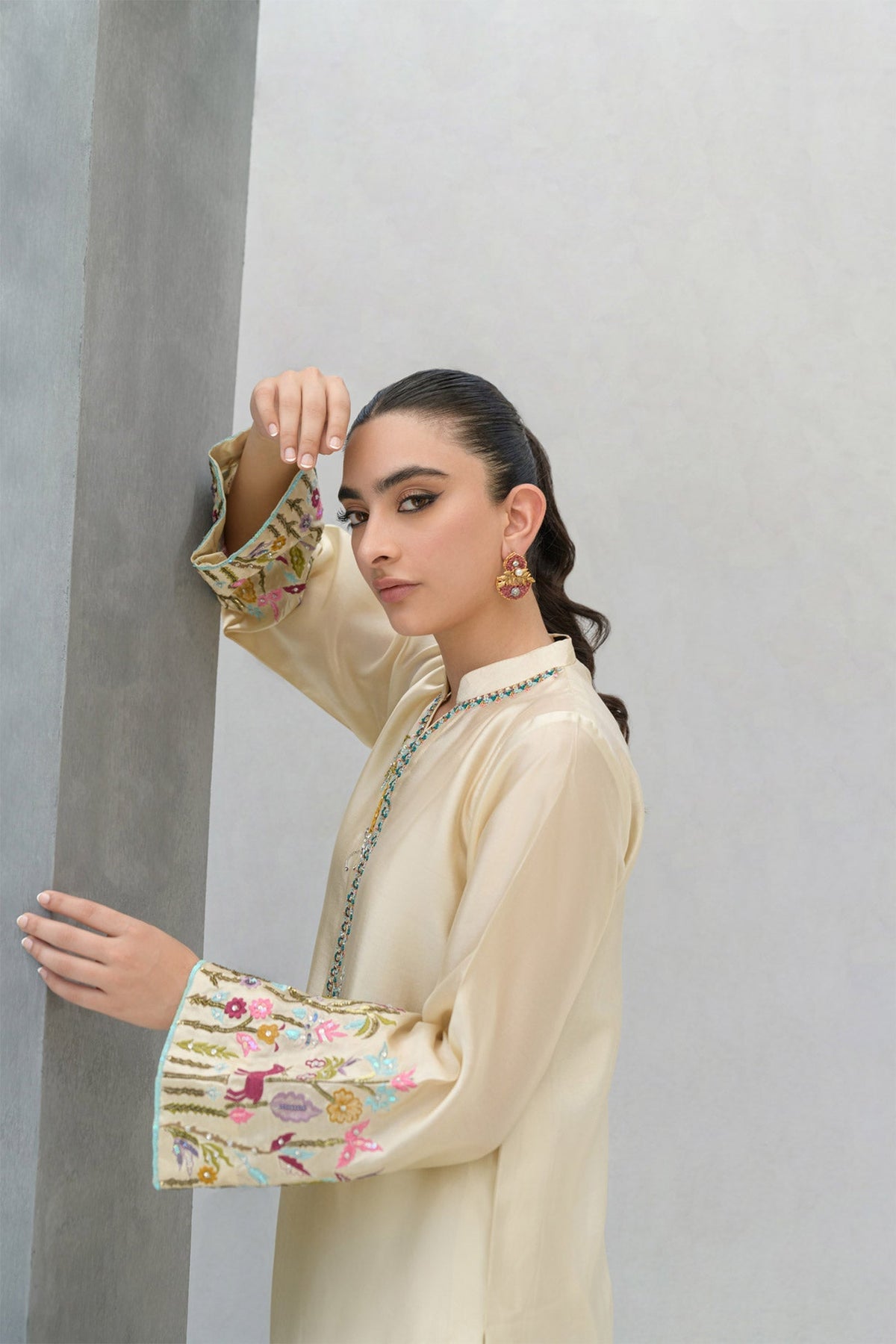 Flairs Studio | Luxury Pret | Pearl by Flairs Studio - Designer Dress - Type: Luxury - Available at Libayah - 100% Original