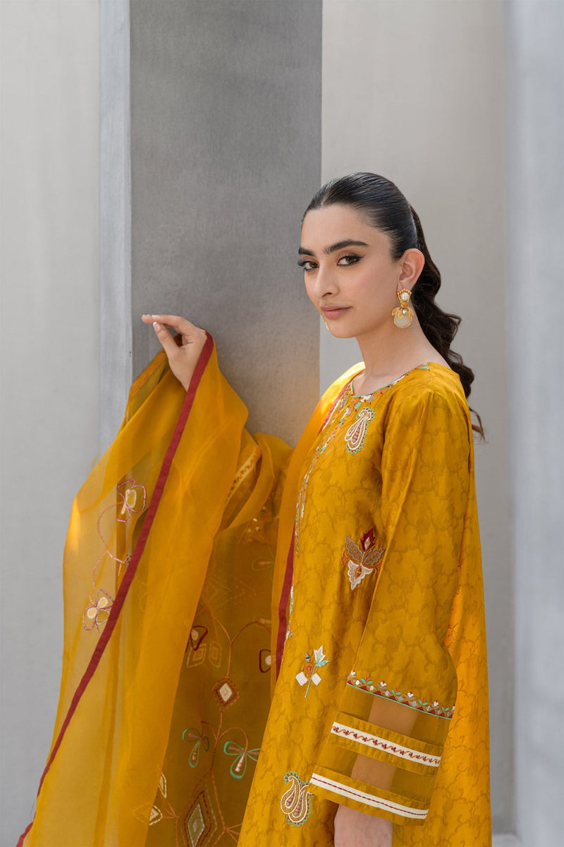 Flairs Studio | Luxury Pret | Saffron by Flairs Studio - Designer Dress - Type: Luxury - Available at Libayah - 100% Original