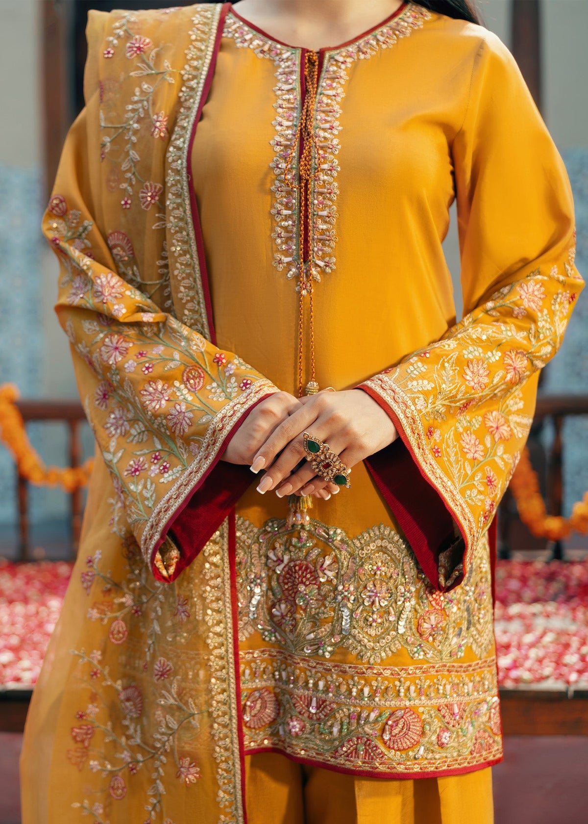 Jamnii | Noor e Nazakat | Rang-e-Mehfil by Jamnii - Designer Dress - Type: Ladies Clothes - Available at Libayah - 100% Original