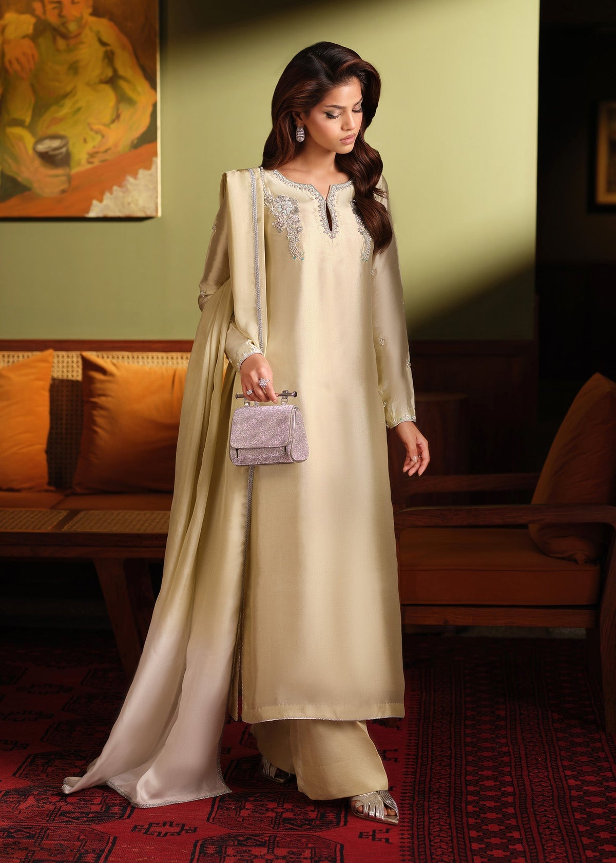 Mahum Asad | Private Hour | Pomelle - by Libayah - Registered Vendor of : Mahum Asad - 100% Original Designer Dress