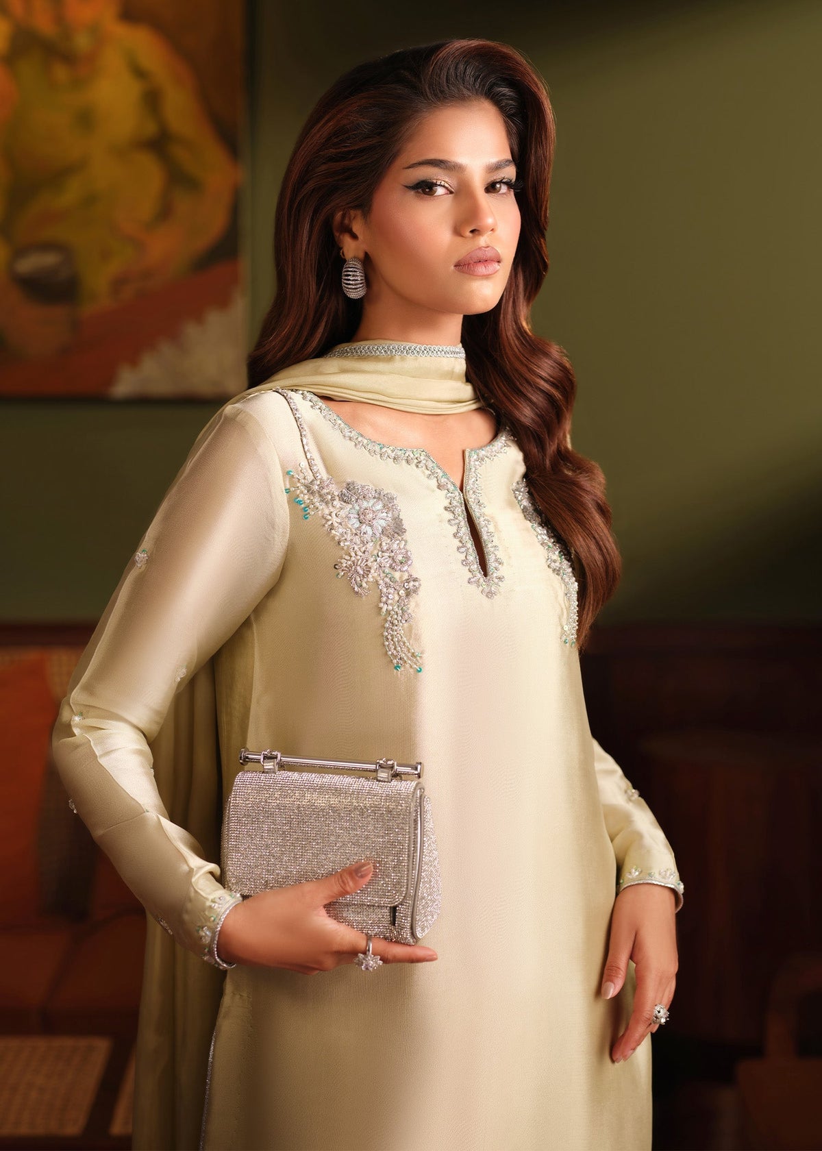 Mahum Asad | Private Hour | Pomelle - by Libayah - Registered Vendor of : Mahum Asad - 100% Original Designer Dress