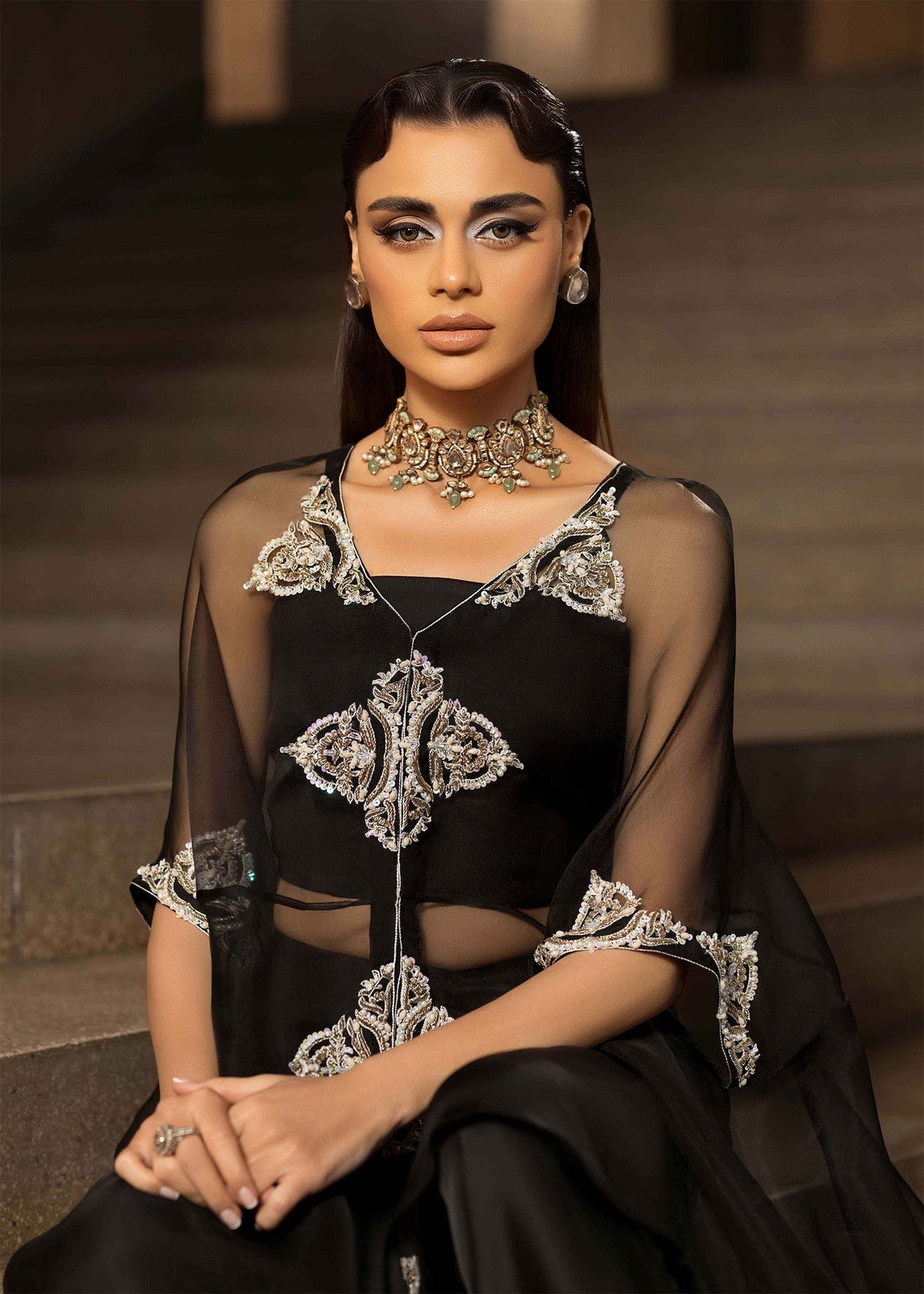 Mahum Asad | Dream a Little Dream of Me | Spark by Mahum Asad - Designer Dress - Type: Ladies Clothes - Available at Libayah - 100% Original