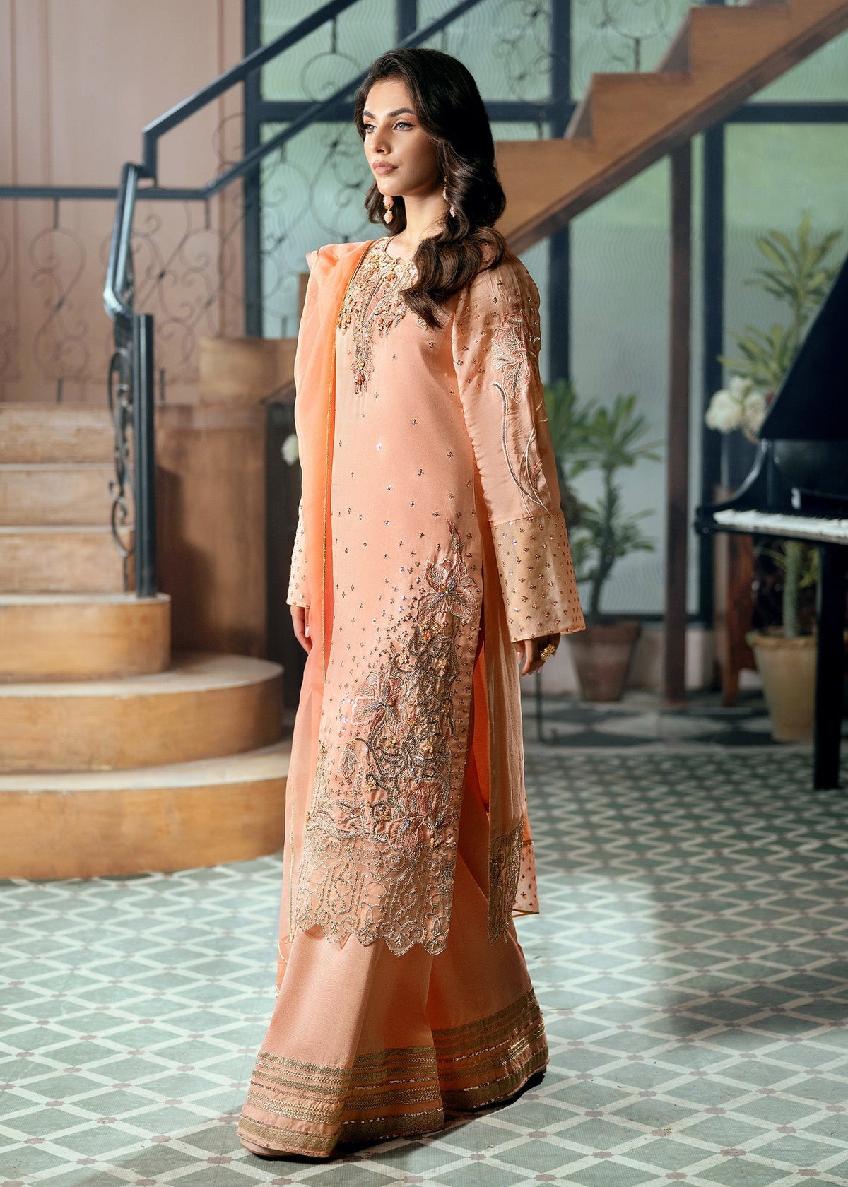 Jamnii | Delux Dream | Coral Charm by Jamnii - Designer Dress - Type: Ladies Clothes - Available at Libayah - 100% Original