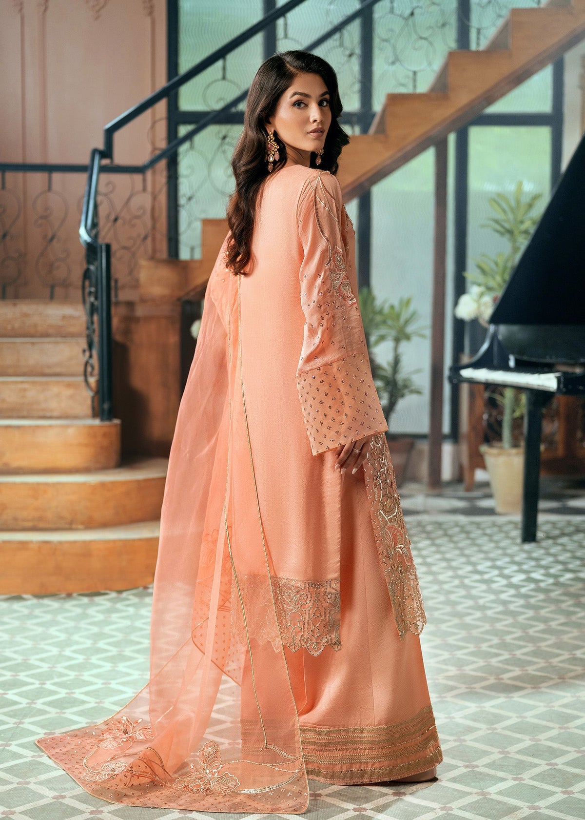 Jamnii | Delux Dream | Coral Charm by Jamnii - Designer Dress - Type: Ladies Clothes - Available at Libayah - 100% Original